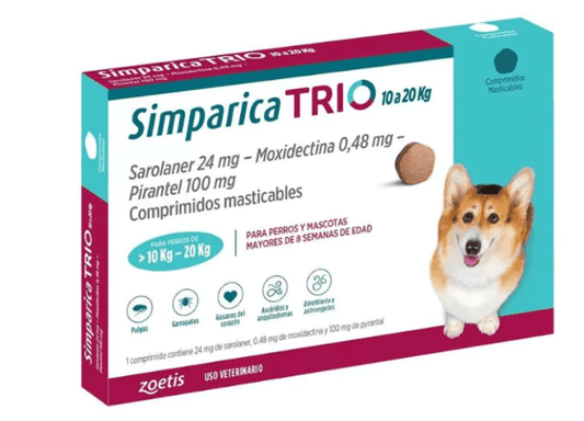 Simparica TRIO 10-20Kg 1CP