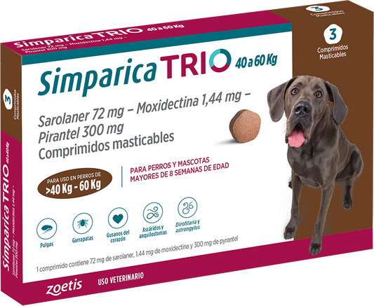Simparica TRIO 40-60Kg 1CP
